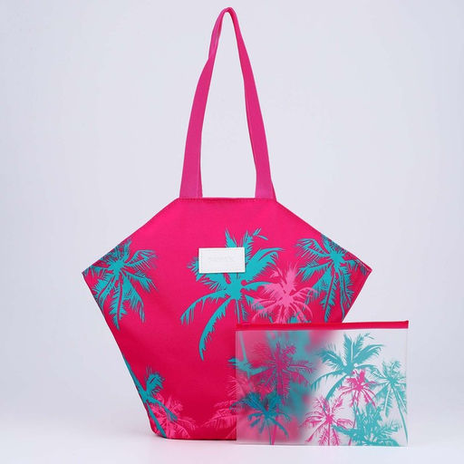 Сумка женская пляжная Пальма + бикини бэг - Nazamok фото 3