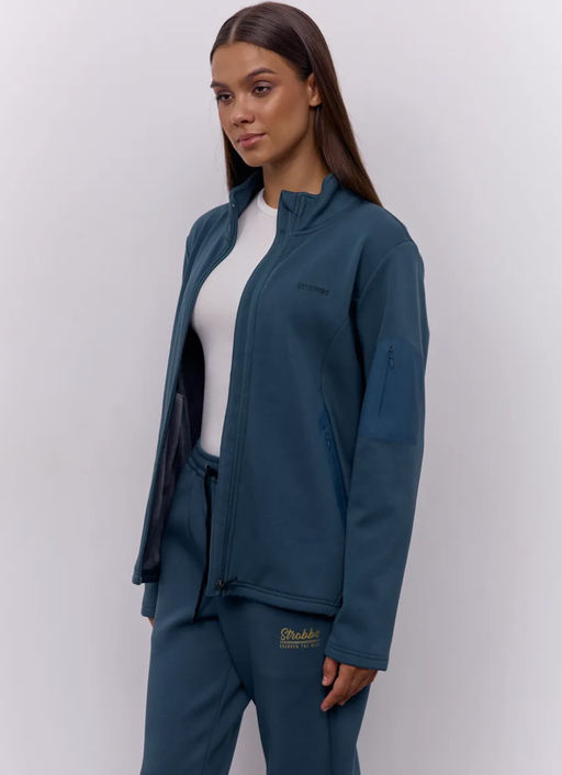 T3415-14 Толстовка женская флисовая на молнии