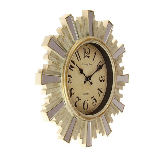 Часы настенные интерьерные, «Лучики Солнца», d=30 см, циферблат d=16 см, от батарейки 1хАА