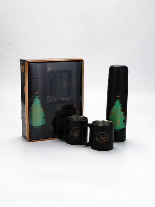 Подарочный набор новогодний «Новый год», термос 500 мл, кружка 2 шт.