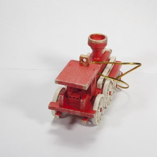 Новогодние елочные игрушки: Ретро паровоз 3020 - Idh фото 3