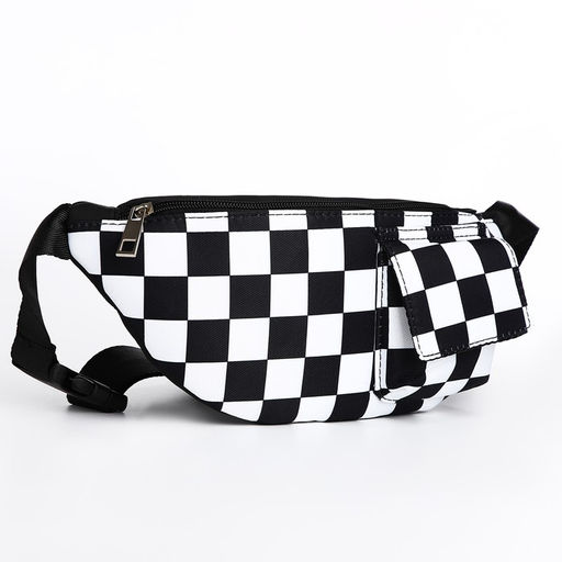 Сумка поясная текстильная с карманом Society 30*14*6 см - Nazamok фото 5