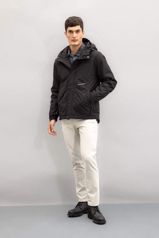 Пальто обычного кроя с капюшоном - Defacto фото 2