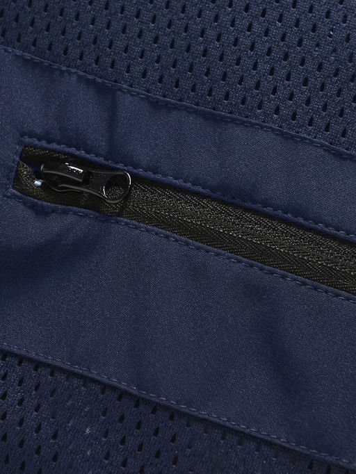 Ветровка мужская софтшелл виндстоппер с капюшоном спортивная темно-синего цвета 9615_1TS