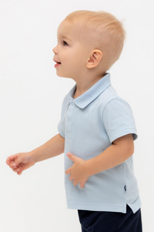 КР 302630/голубой к564 джемпер-поло д/мал яс - Crockid фото 4