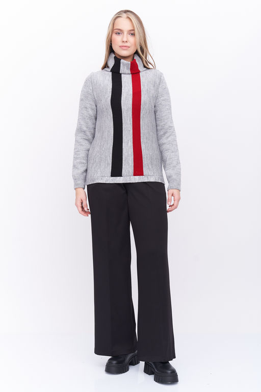 Джемпер 351973/серый микс - Злата Стиль фото 2