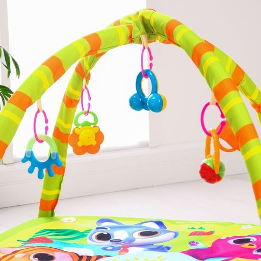 Развивающий коврик с дугами Весёлые малыши, 85х85 см, Крошка Я  фото 3