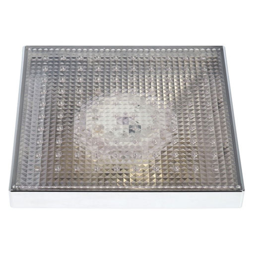 Лейка стационарная ZEIN Z3194, с LED подсветкой, 3 цвета, пластик, хром