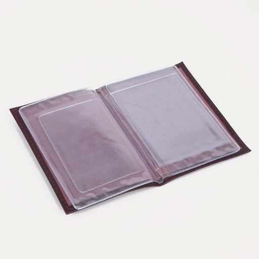 Обложка для автодокументов, цвет бордовый - Simaland фото 3