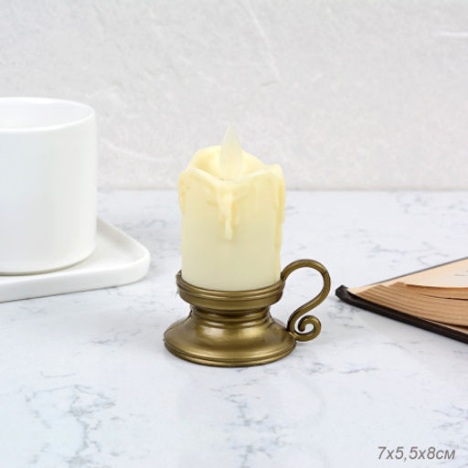 Свеча светодиодная подвижный фитиль 8 см / 227-sv /уп 12/360/ - Галеонтрейд фото 10