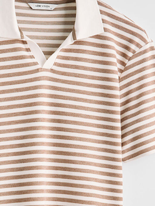 Polo Yaka ?izgili Erkek Ti??rt