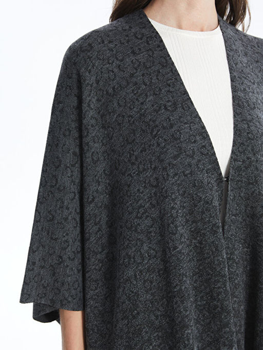 Kad?n ?al Yaka D?z Triko Pan?o