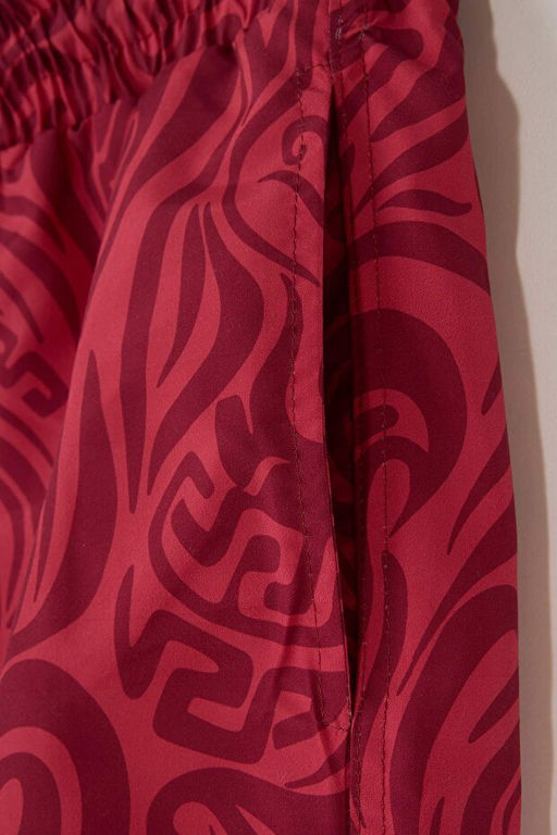 Bordo Standart Ebru Desen Deniz _ortu TMNSS23DS00003 - Trendyolmilla фото 2