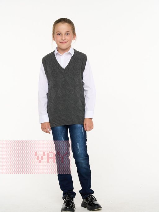 Жилет детский 5223-7127 - Vay kids школа фото 3