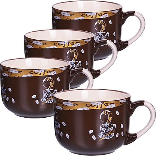 23553 Набор супниц 4пр 650мл керамика LR (х6)