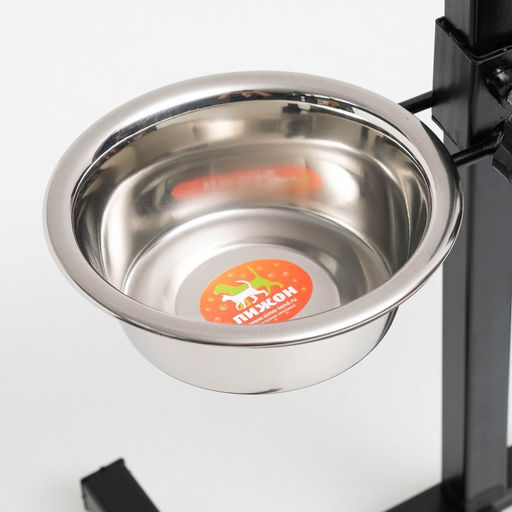 Регулируемая подставка 28 см с 2 мисками по 400 мл - Пижон фото 4