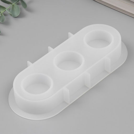 Молд силикононовый «Подсвечник. Лаконичность» 8 х 20 х 2,7 см