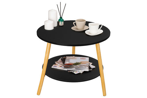 Стол журнальный 60*60*52 см Черный круглый - Elan gallery фото 9