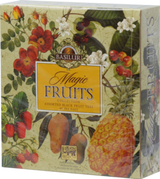 BASILUR. Волшебные фрукты. Ассорти карт.упаковка, 40 пак.