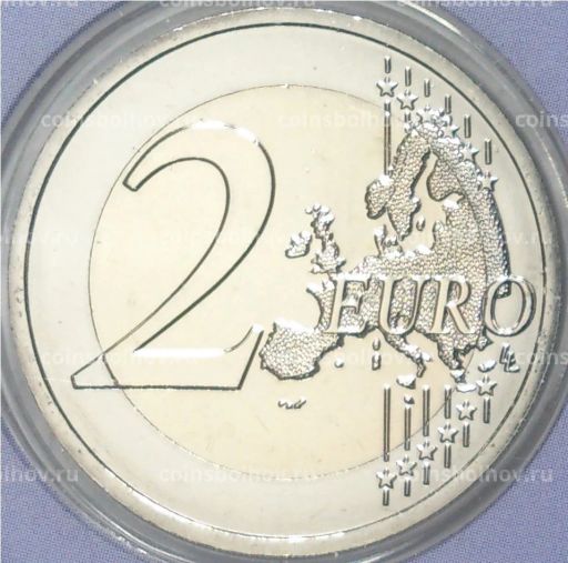 2 евро 2023 года Франция XXXIII летние Олимпийские игры 2024 в Париже (Фиолетовый блистер)