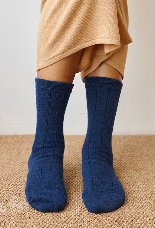 Носки из монгольской шерсти облегченные (арт. 01158) - Mongolka фото 14