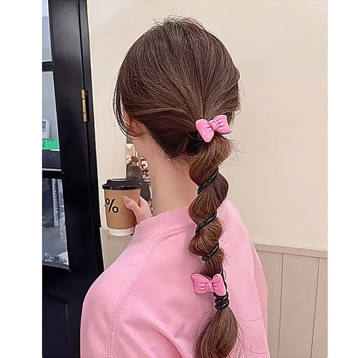 Набор заколок для волос "Бантик на пружинке" (2 шт)