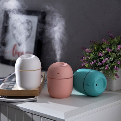 Увлажнитель воздуха, Luazon HM-20 ультразвуковой, 0.22 л, 1.5 Вт, USB, розовый