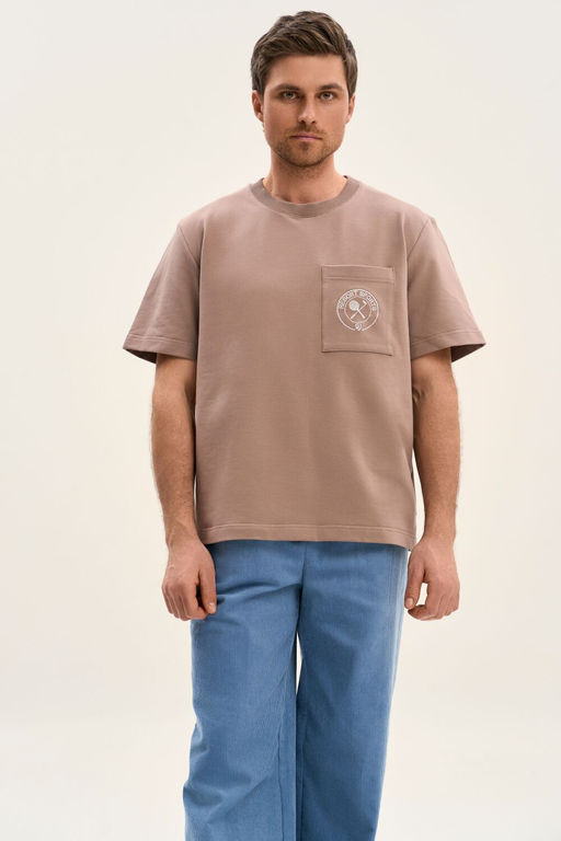 Футболка GO M1001CL/04-03.176-182 мокко мусс - Pirs фото 2