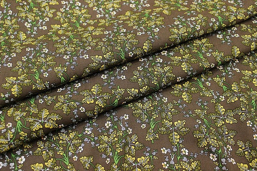 Штапель Мироль цв.шоколадно-коричневый, ш.1.45м, вискоза-100%, 100гр/м.кв - Купава фото 3