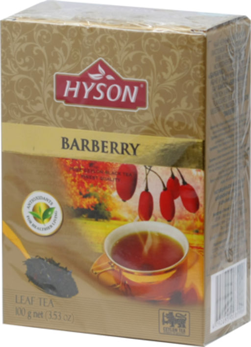 HYSON. Изысканная Коллекция. Барбарис 100 гр. карт.пачка ШРИ-ЛАНКА