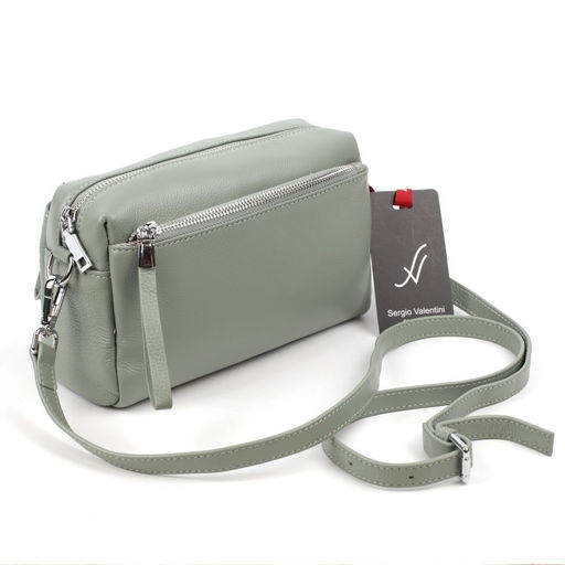 Женская кожаная сумка Sergio Valentini SV-8297 Грин