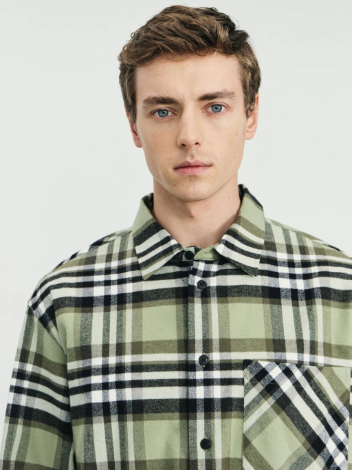 Фланелевая рубашка relax fit / Zarina