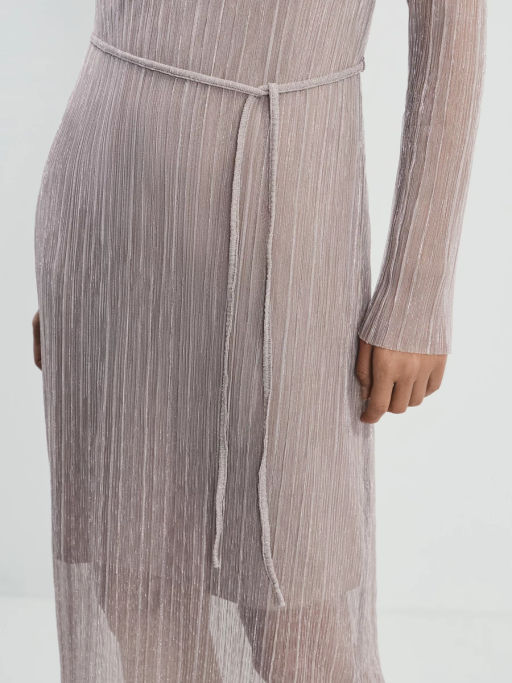 Платье миди с люрексом / Zarina