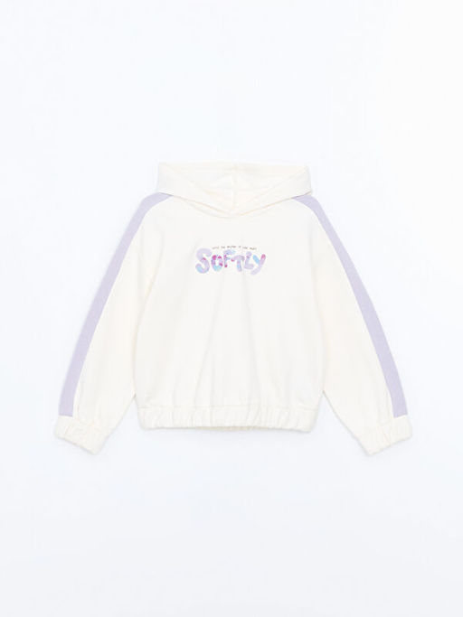 Kap??onlu K?z ?ocuk Sweatshirt