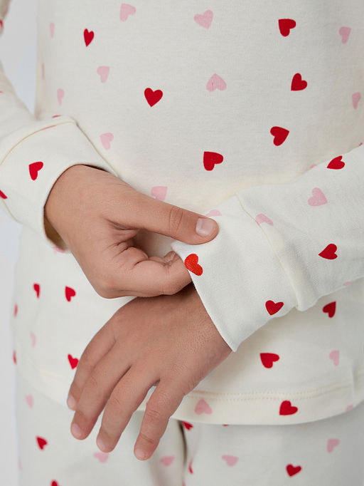 Комплект для девочек с узором сердечки - Mark formelle фото 8