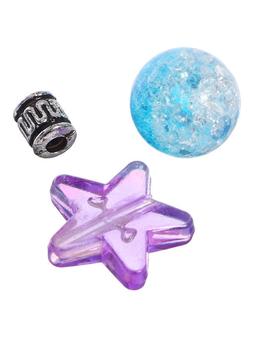 Набор для творчества Создай украшение: Русалочка, 12 видов бусин, 5 шармов