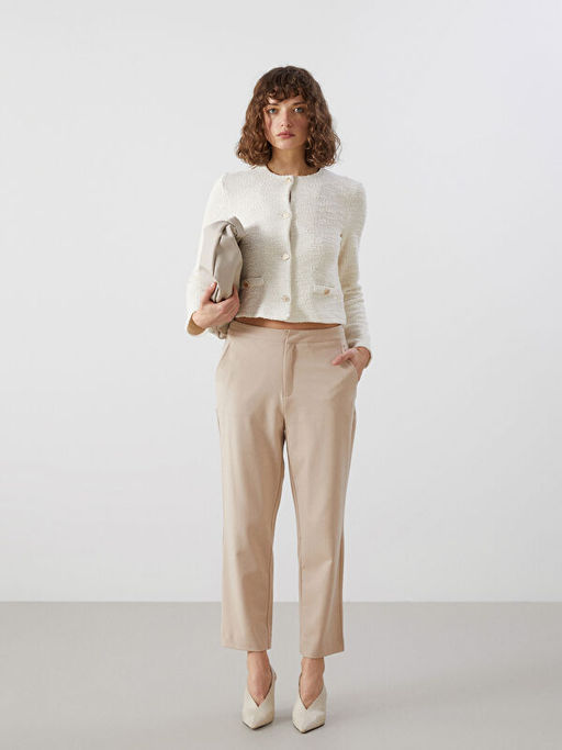 Bisiklet Yaka Dokulu Kad?n H?rka