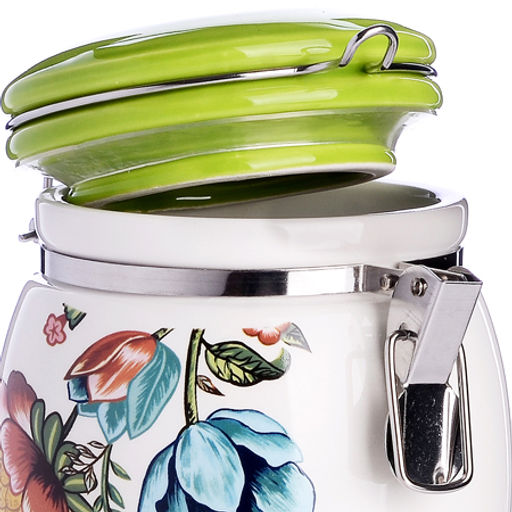 30790 Банка для сыпучих 700мл Летний букет дол/металл LR (х36) - Mayer&boch фото 3