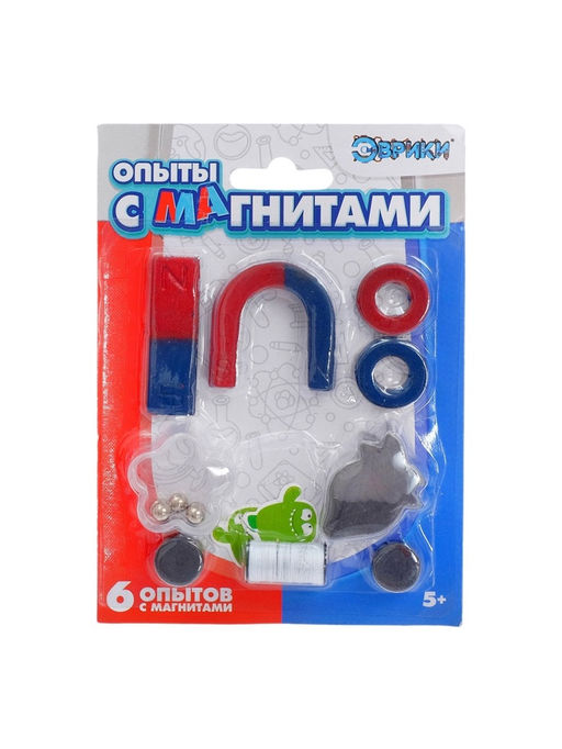 Набор для опытов Опыты с магнитами, 6 опытов - Эврики фото 19