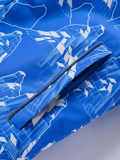 Горнолыжный костюм Valianly детский для мальчика голубого цвета 9205Gl