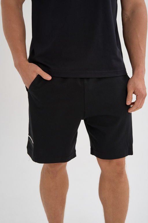 Шорты трикотажные Черный ANTA ICONIC Knit Half Pants  фото 3