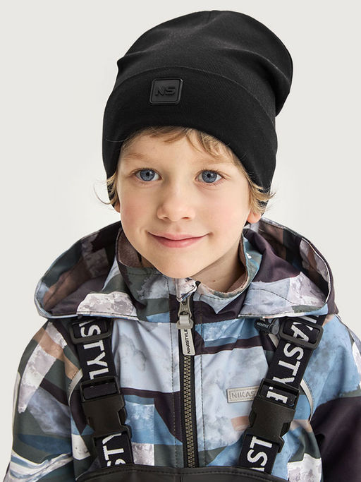 Комплект шапка и снуд 12л22926 черный