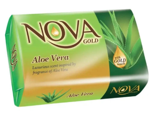 Мыло Туалетное "Nova Gold" 140гр Алоэ вера