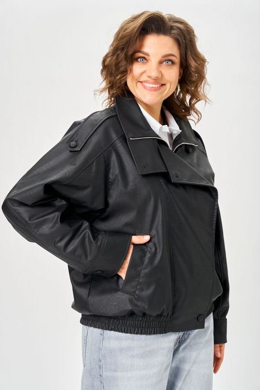 Куртка Anastasia Mak 1322 черный  фото 6