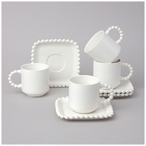 ЧАЙНЫЙ НАБОР LEFARD PEARL НА 4 ПЕР. 8 ПР. 7,5*10,5*8 СМ 220 МЛ