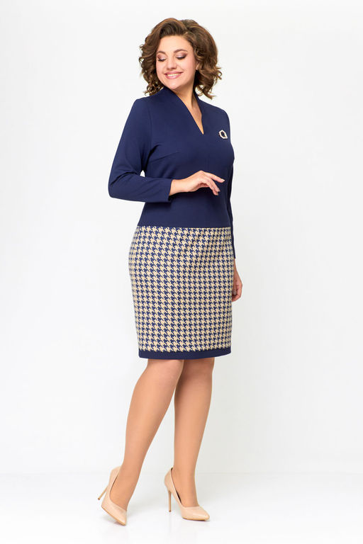 Блуза Swallow 803.2 черный+серебряный узор фото 971