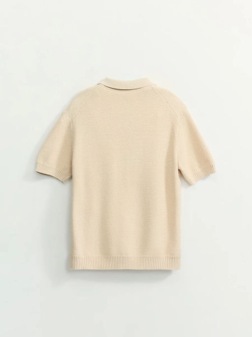 Джемпер поло фактурной вязки / Zarina  фото 8