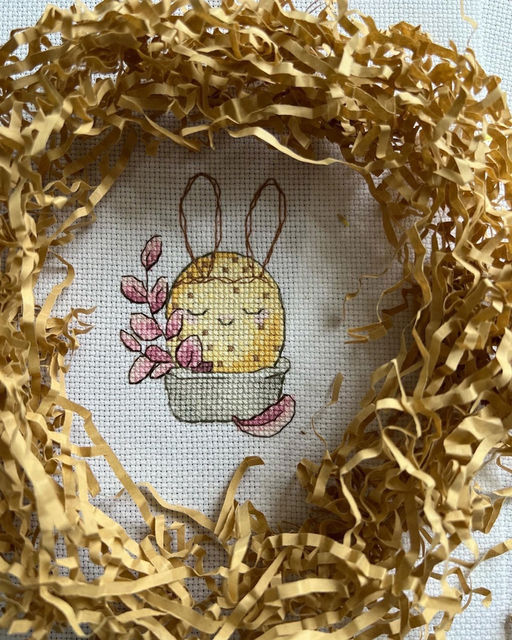 Набор для вышивания Сделай своими руками В-45 Весеннее трио 7 х 10 см