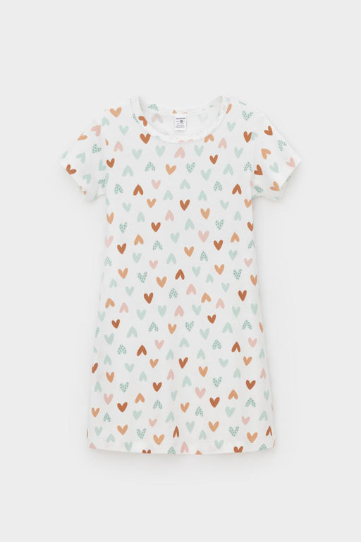 К 1156/конфетти из сердечек на сахаре сорочка для дев