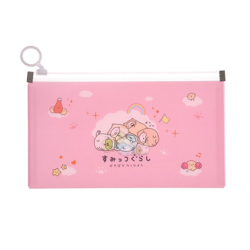 Цена за 12 шт. Пенал на молнии формат А65 180 мкр МИКС Милашки